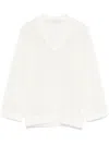 Peserico Open-knit Sweater In White