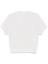 Peserico Open-knit Top In Neutrals