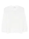 Peserico Open-knit White Tricot Sweater In White