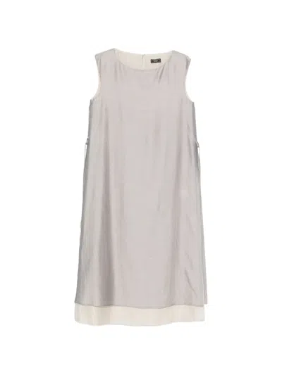 Peserico Organza Dress In Multi