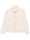 Peserico Lightweight Jacket In Neutrals