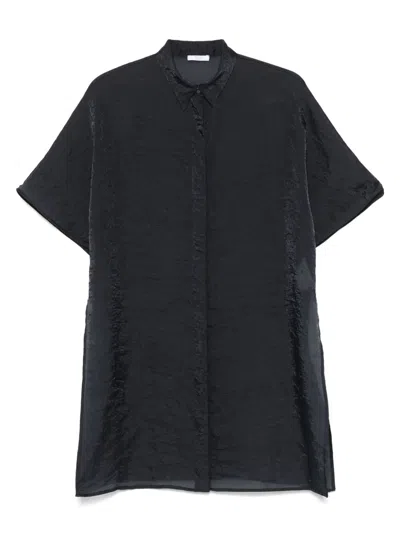Peserico Hemd Aus Organza In Blau