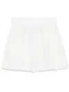 Peserico Organza Shorts In White