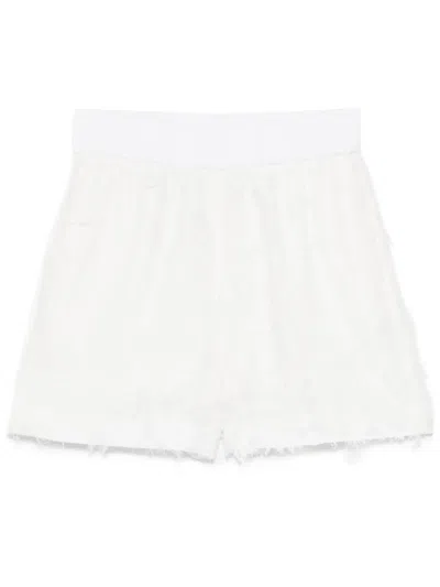 Peserico Organza Shorts In White
