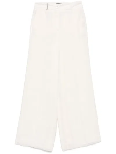 Peserico Organza Trousers In White