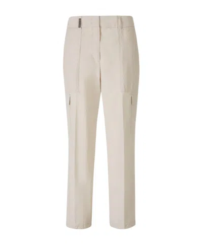 Peserico Overalls Casual Trousers In Nude