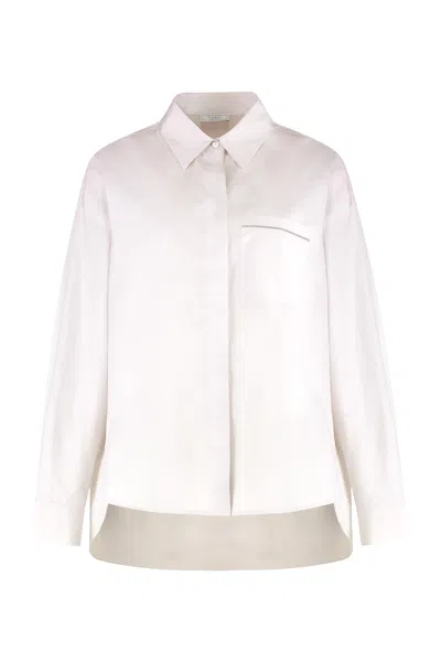 Peserico Oversize Shirt In White