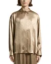 Peserico Dot-pattern Shirt In Gold