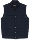 Peserico Padded Gilet In Blue