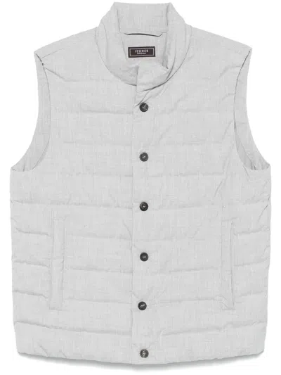 Peserico Padded Gilet In Grey