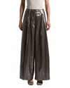 Peserico Palazzo Pants In Ebony