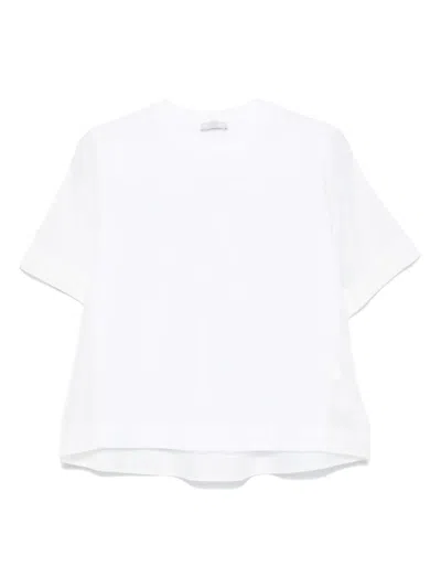 Peserico Bead-embellished T-shirt In White