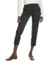 Peserico Flax Blend Chinos Pants With Cuffs In Blue