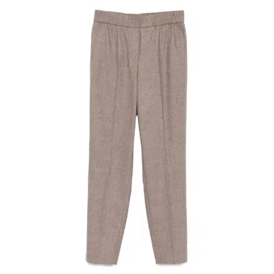 Peserico Pant In Brown