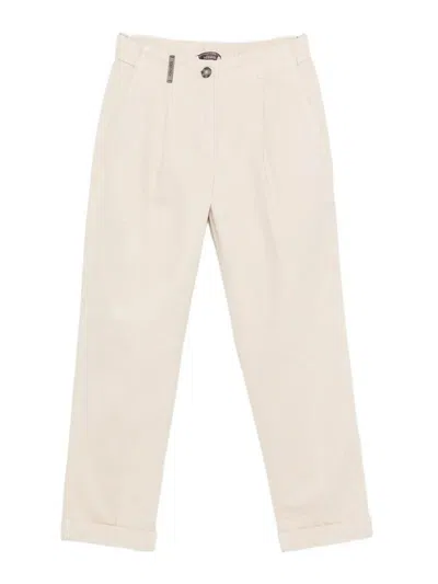 Peserico Corduroy Pant In Neutral