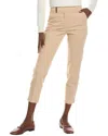 Peserico Mid-waist Tapered Trousers In Grey