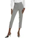 Peserico Pant. A Sigaretta In Fresco Di Lana Trousers In Grey