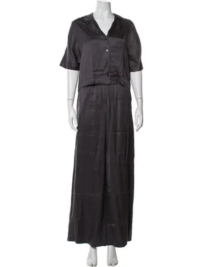 Pre-owned Peserico Pant Set In Gray