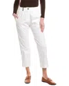 Peserico Solid Pant In White
