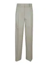 Peserico High-waisted Tailored Cotton Trousers