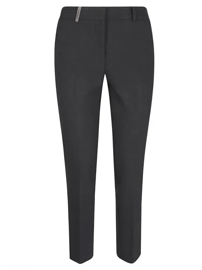 Peserico Pantalone A Sigaretta In Blue