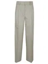 Peserico High-waisted Tailored Cotton Trousers