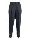 Peserico Pleated Zipper Casual Pants