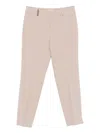 Peserico Embellished Cropped Trousers In Pink