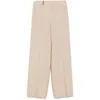 Peserico Pinstripe Pleated Cropped Trousers