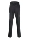 Peserico Flax Blend Chinos Pants With Cuffs