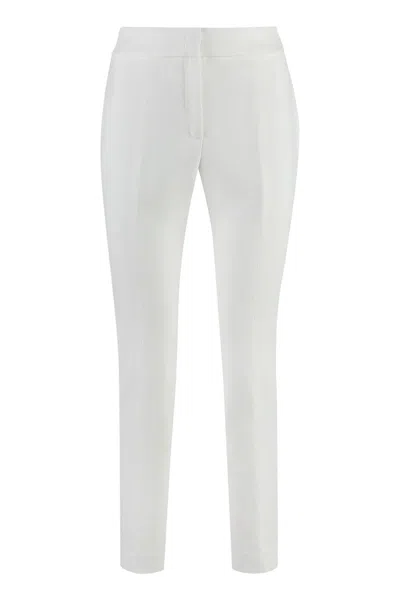 PESERICO PESERICO STRETCH GABARDINE CIGARETTE TROUSERS