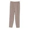 Peserico Neutral Pants In Nude