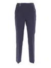 Peserico Pocket Casual Pants In Blue