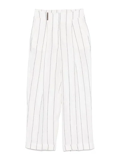 Peserico Trousers In Blue