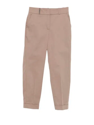 Peserico Pants In Brown