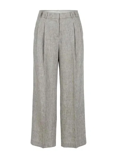 Peserico Pants In Gray
