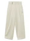 Peserico High Waist Pants In Green