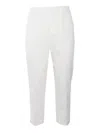 Peserico Rolled Hem Casual Pants In Multicolor