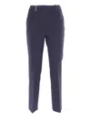 Peserico Pocket Casual Pants In Multicolor