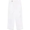Peserico Cotton Polyester Pants In White
