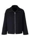 Peserico Short Cashmere Jacket In Blue