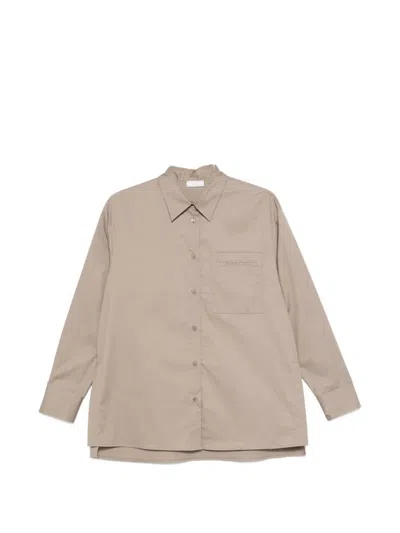 Peserico Patch-pocket Shirt In Neutral