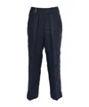 Peserico Patterned Trousers In Blue
