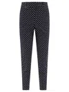 Peserico Patterned Trousers In Blue