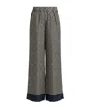 Peserico Patterned Trousers In Gray