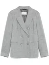 Peserico Double-breasted Tailored Jacket With Classic Lapel