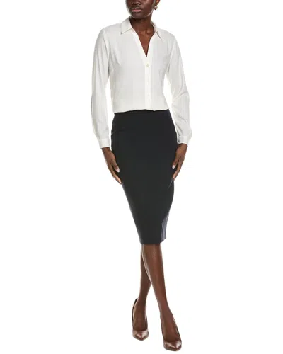 Peserico Pencil Skirt In Blue