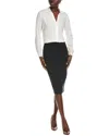 Peserico Pencil Skirt In Blue