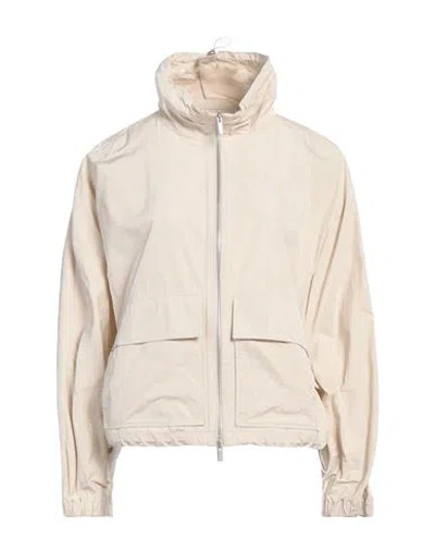 Peserico Per Mariona Woman Jacket Beige Size 6 Polyester, Cotton