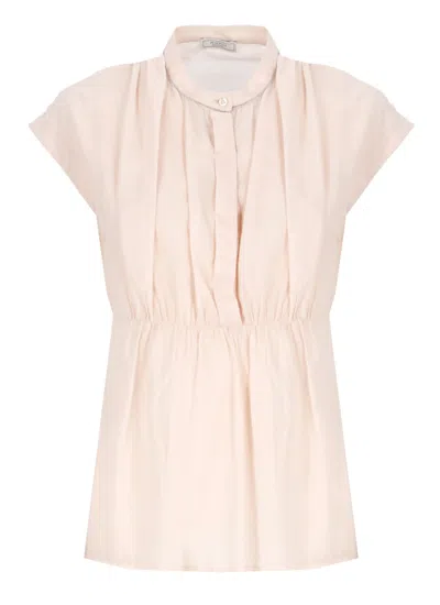 Peserico Pink Cotton Blouse